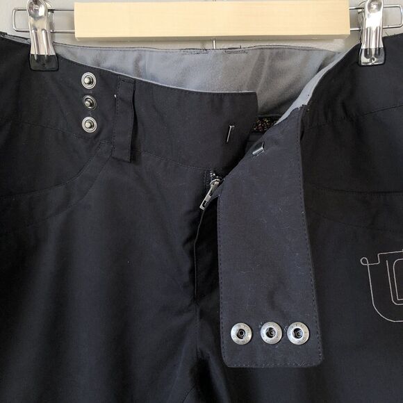 Burton Indulgence Pants Womens Large Black Dryride Thigh Vents Boot Cover Skiing - Picture 2 of 15